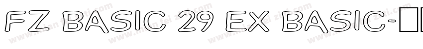 FZ BASIC 29 EX BASIC字体转换